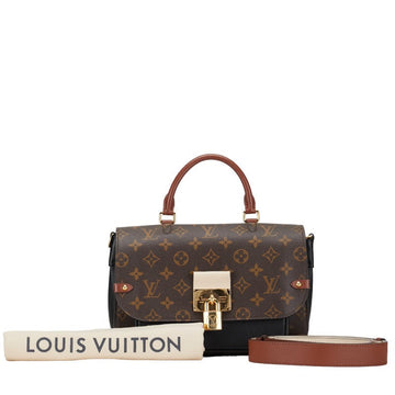 Louis Vuitton Monogram Vocal Handbag 2WAY M44354 Brown Noir PVC Leather  Louis Vuitton