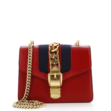 Sylvie Chain Shoulder Bag Leather Mini