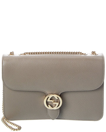 Gucci GG Leather Shoulder Bag