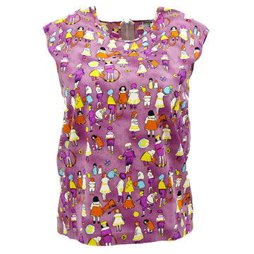 Chanel 2001 Spring graphic-print sleeveless top #42