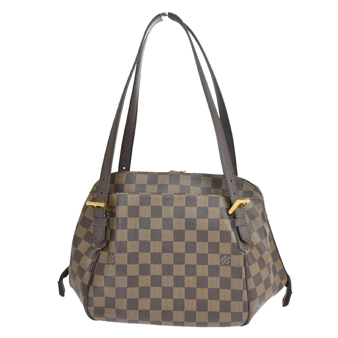 Louis Vuitton Belem Mm  Canvas Shoulder Bag ()