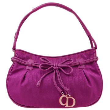 Christian Dior Purple Nylon Trotter Handbag