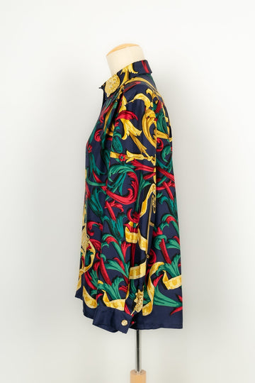 Haut / Chemise en soie Hermès