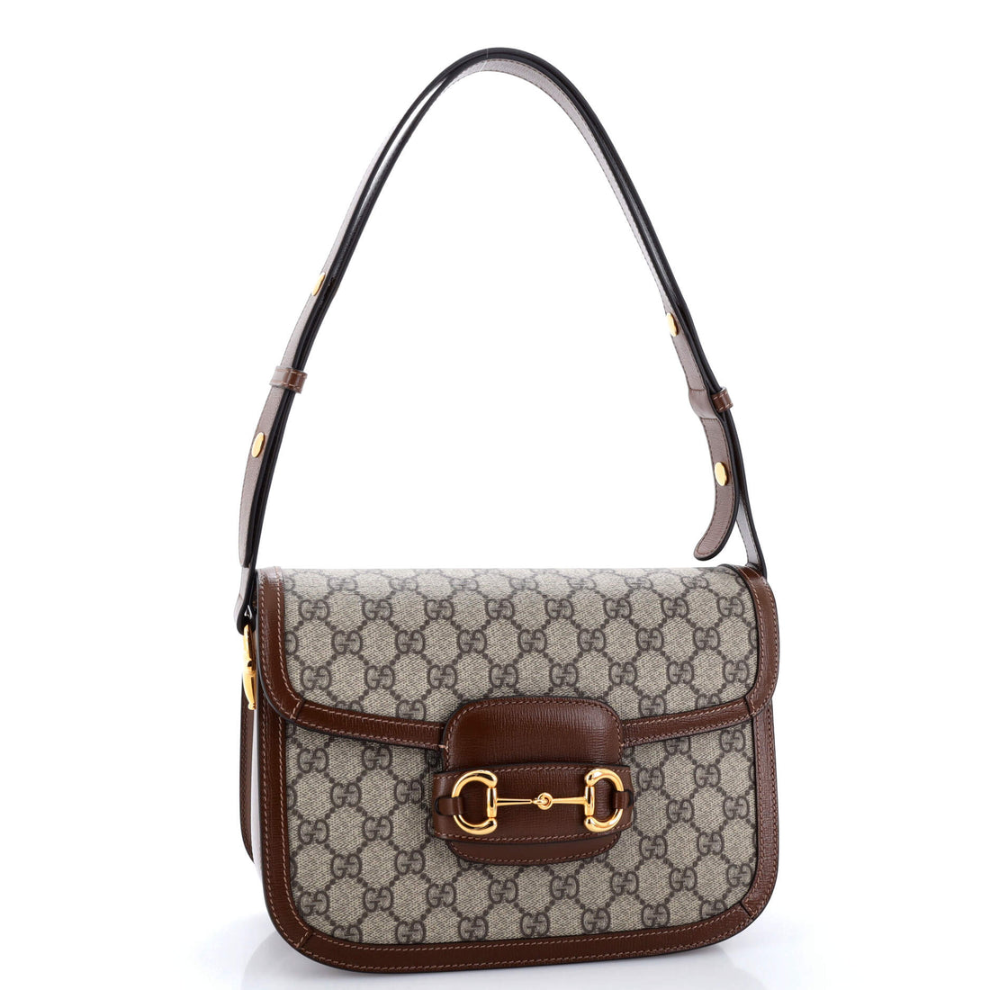 Horsebit 1955 Shoulder Bag GG Coated Canvas East West