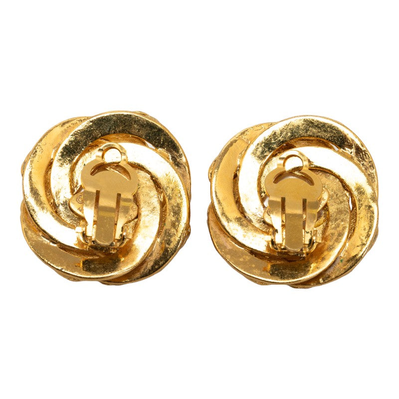 Chanel Pearl Earring Gold   Chanel Earring