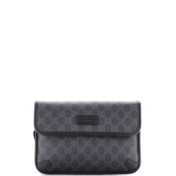 Web Flap Belt Bag GG Coated Canvas