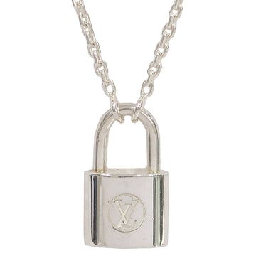 Louis Vuitton Necklace Panthenic Lock Q93559 approximately 50cm  Accessories Ag925 Silver LV Logo approximately 8.2g Warranty Bag Box