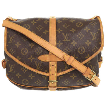 LOUIS VUITTON Shoulder Bag M42256 Monogram canvas Brown Monogram Saumur 30 mens(Unisex) Used