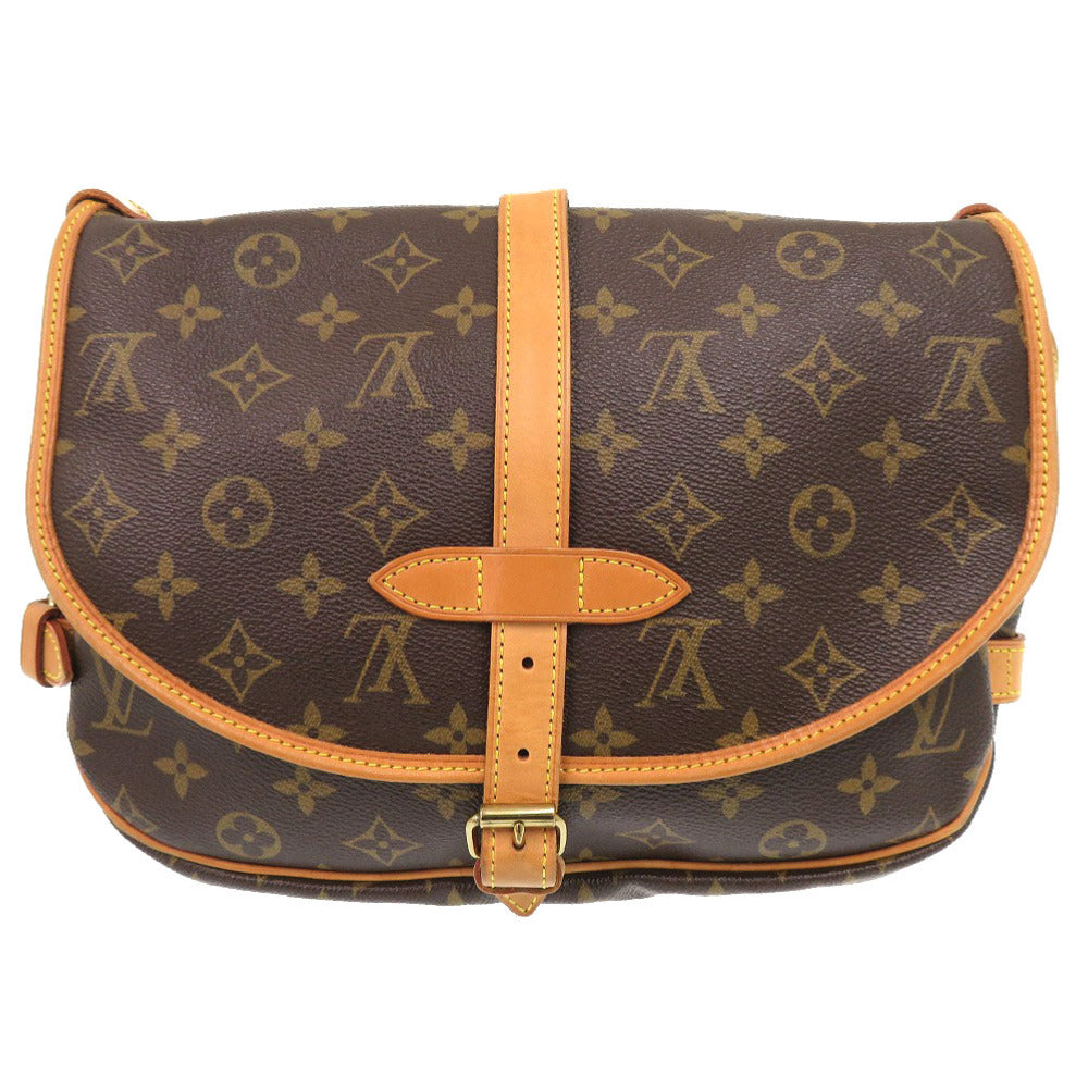 LOUIS VUITTON Shoulder Bag M42256 Monogram canvas Brown Monogram Saumur 30 mens(Unisex) Used