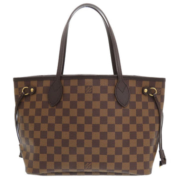 LOUIS VUITTON Tote Bag N51109 Damier canvas Brown Damier Never full PM Women Used