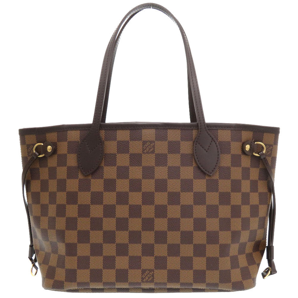 LOUIS VUITTON Tote Bag N51109 Damier canvas Brown Damier Never full PM Women Used