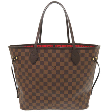 LOUIS VUITTON Tote Bag N51105 Damier canvas Brown Damier Neverfull MM Women Used