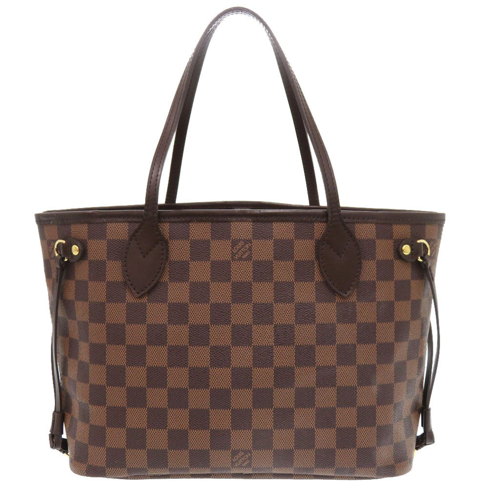 LOUIS VUITTON Tote Bag N51109 Damier canvas Brown Damier Never full PM Women Used