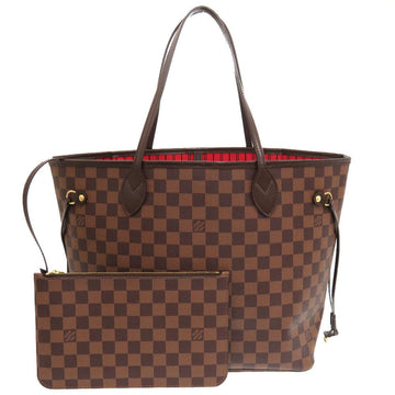 LOUIS VUITTON Tote Bag N41358 Damier canvas Slys Damier New Neverfull MM Women Used