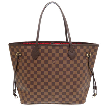 LOUIS VUITTON Tote Bag N51105 Damier canvas Brown Damier Neverfull MM Women Used