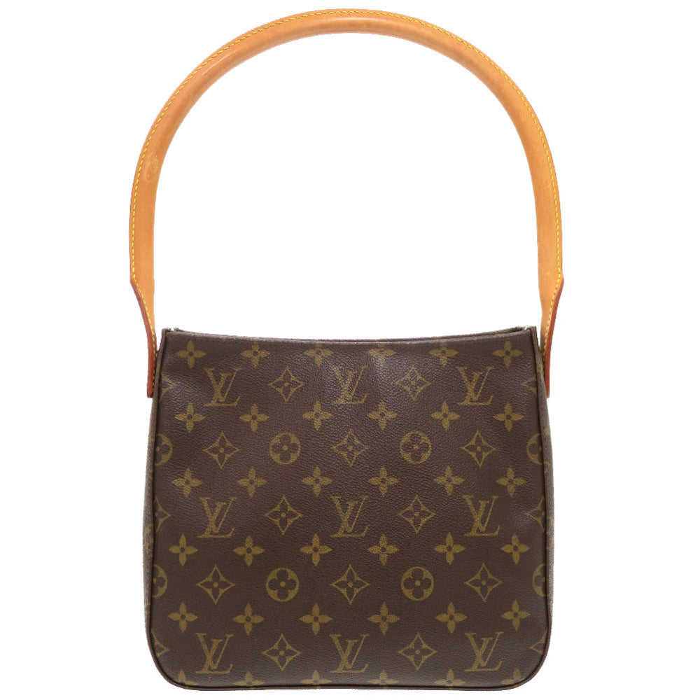 LOUIS VUITTON Shoulder Bag M51146 Monogram canvas Brown Monogram LoopingMM Women Used