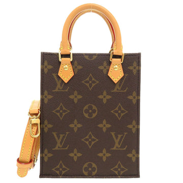 LOUIS VUITTON Handbag M69442 Monogram canvas Brown Monogram Petit Sac Plat Women Used
