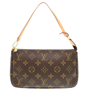 LOUIS VUITTON Pouch M51980 Monogram canvas Brown Monogram Pochette Accessories Women Used