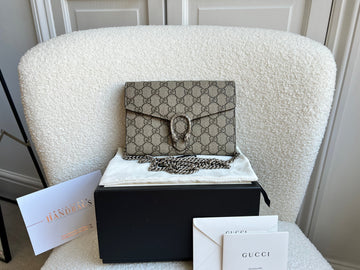 Gucci Dionysus GG Supreme Chain Wallet (RRP £1250)