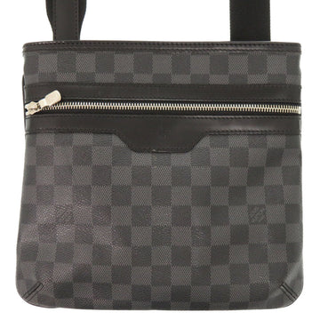 LOUIS VUITTON Shoulder Bag N58028 Damier Grafitto Canvas gray Damier Graphite Tomas Women Used