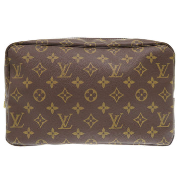 LOUIS VUITTON business bag M47522 Monogram canvas Brown Monogram Truth Cracking Ty 28 mens Used