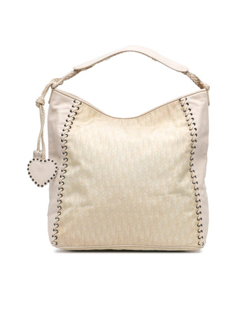 Vintage Diorissimo Beige Canvas Tote