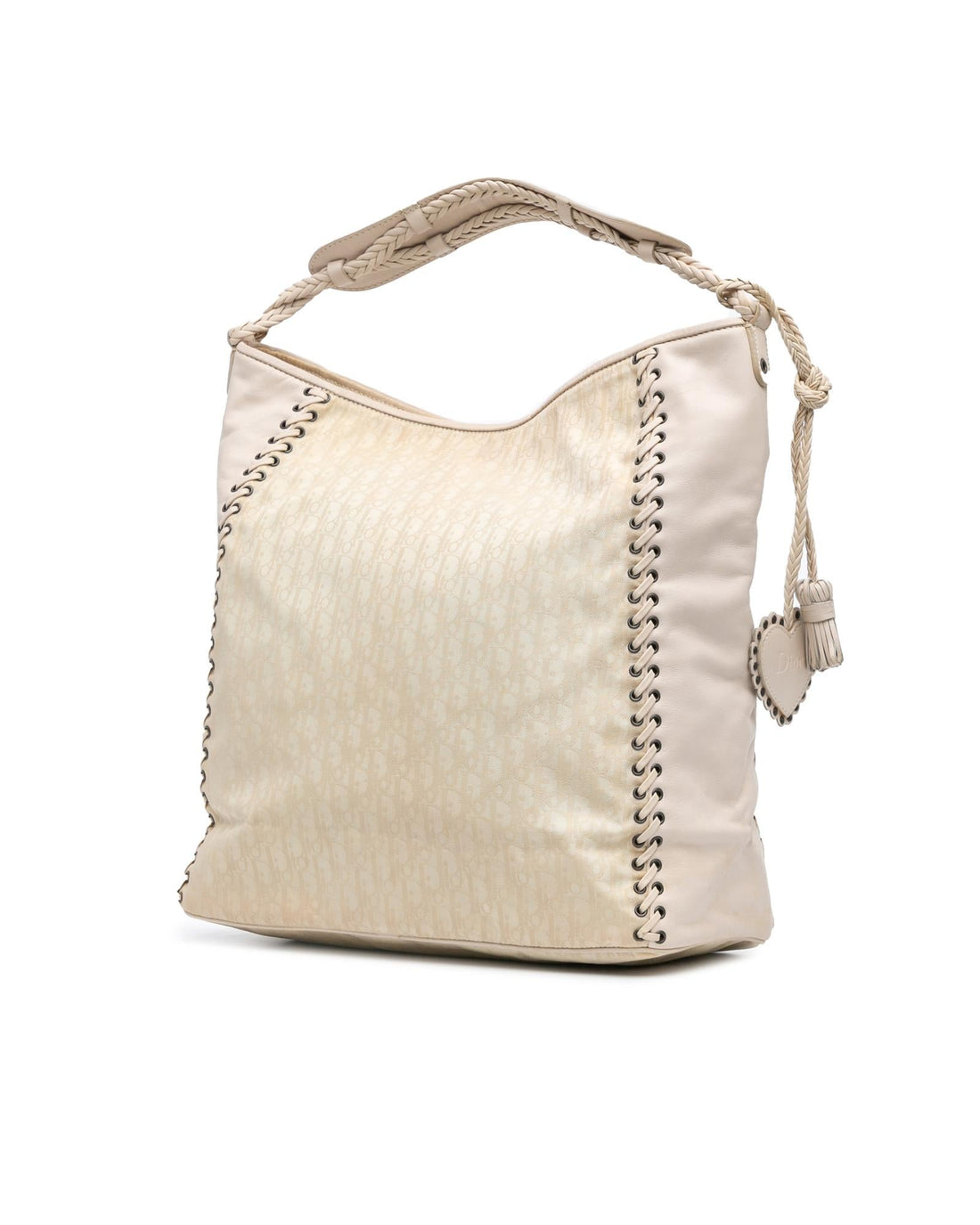 Vintage Diorissimo Beige Canvas Tote