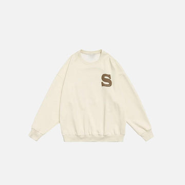 S Foaming Print Sweatshirt