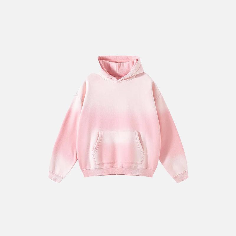 Vintage Washed Gradient Hoodie