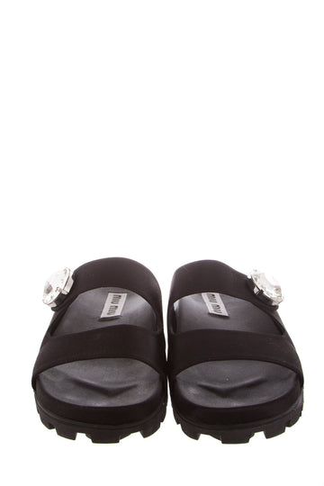 Miu Miu Black Sandals SZ 39