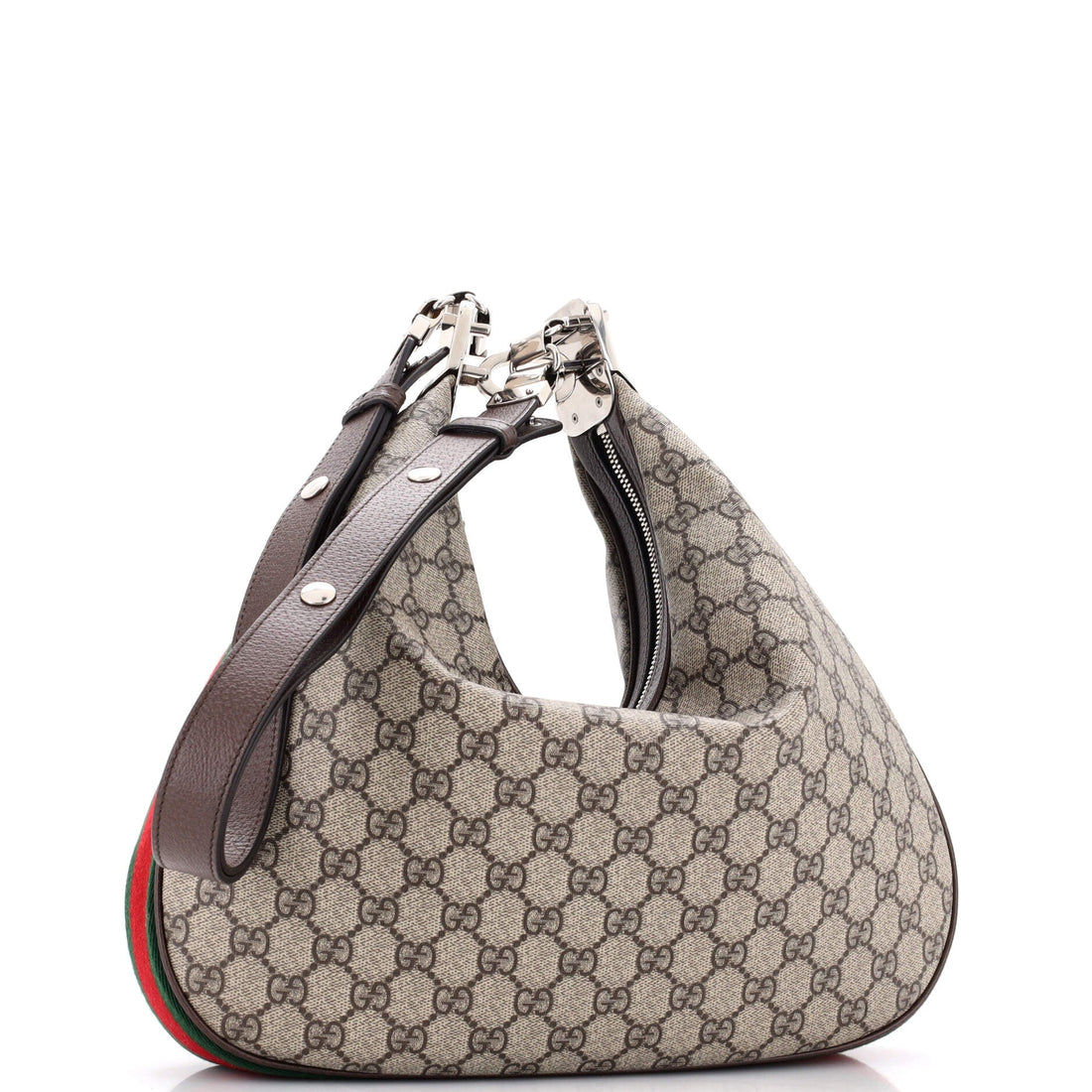 Attache Shoulder Bag GG Coated Canvas Medium