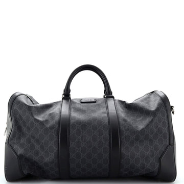 Convertible Duffle Bag GG Coated Canvas Large