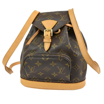 Louis Vuitton Montsouris  Canvas Backpack Bag ()