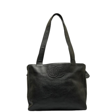 Chanel Cocomark Stitch Shoulder Bag Bag Black Leather