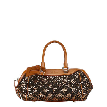 Louis Vuitton Monogram Sunshine Express Ba Handbag M40794 Brown Black Spin-Cool Leather  Louis Vuitton