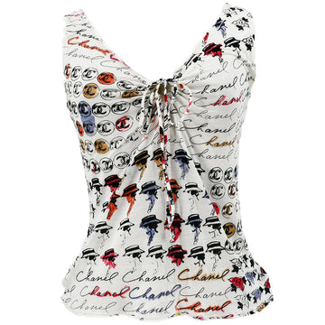 Chanel 2006 cruise logo-print tank top #38