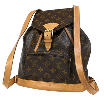 Louis Vuitton Montsouris Mm  Canvas Backpack Bag ()