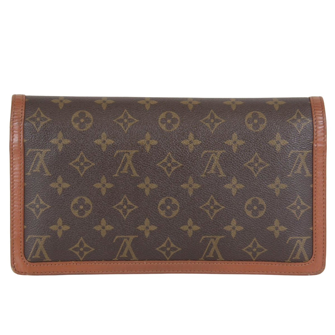 Louis Vuitton Pochette Dame  Canvas Clutch Bag ()