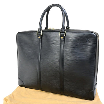 Louis Vuitton Porte Documents Voyage  Leather Handbag ()