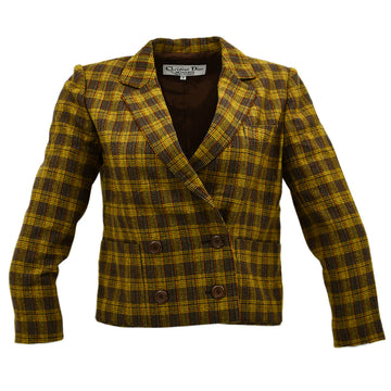 Christian Dior Double Breasted Jacket Brown #5