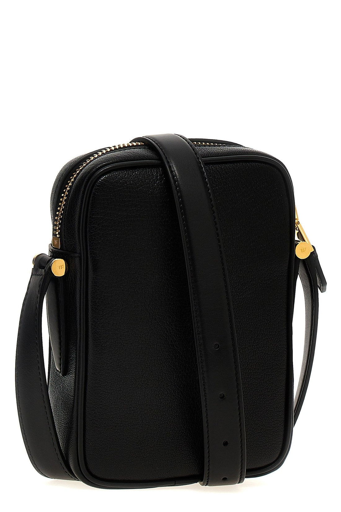 Tom Ford Men Logo Leather Shoulder Strap