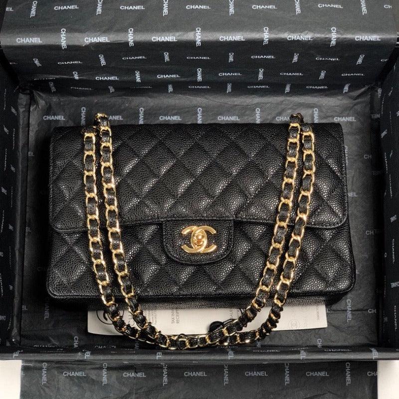 Makersluxe - Caviar Jumbo Shoulder Bag Black