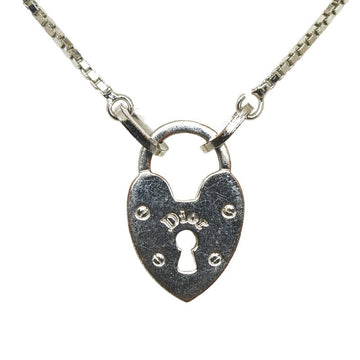 Dior Heart Padlock Halsband Silver Metal  Dior