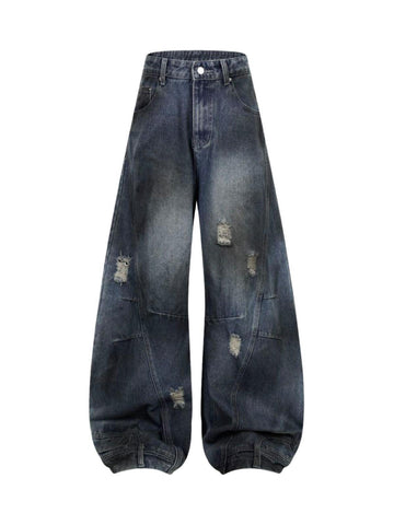 Makersluxe Washed Distressed jeans
