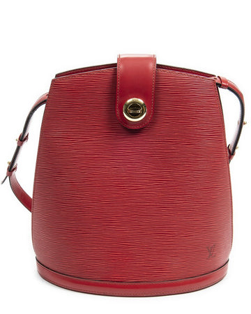 Louis Vuitton Red Epi Leather Cluny ( )
