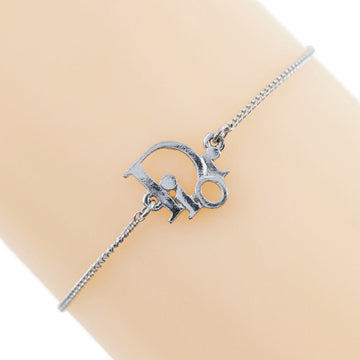 Christian Dior Dior logo bracelet made  metal  2.6g logo ladies sic