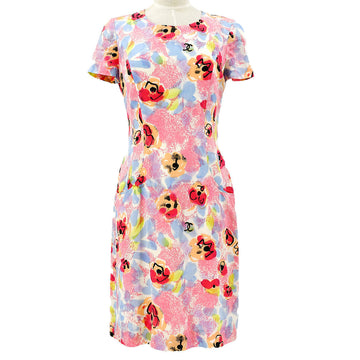 Chanel 1997 Spring CC floral-print dress #38