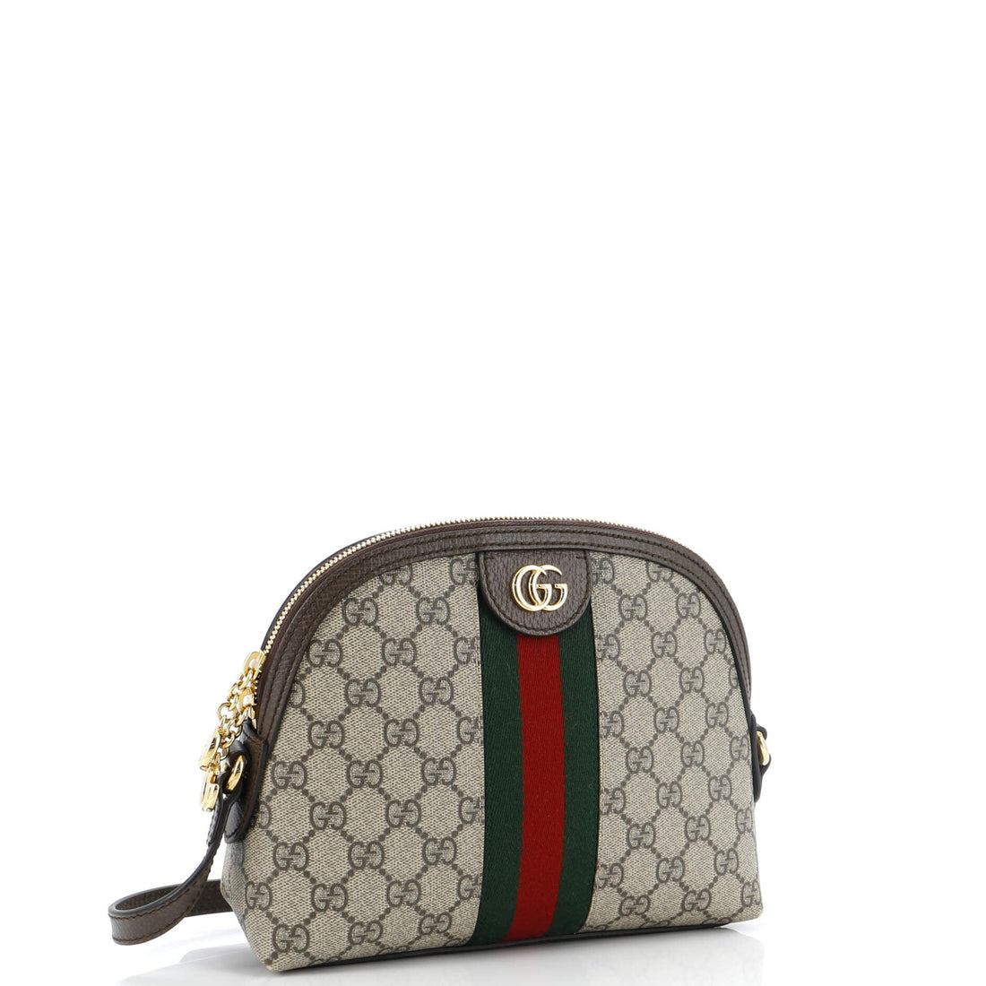 Ophidia Dome Shoulder Bag GG Coated Canvas Small