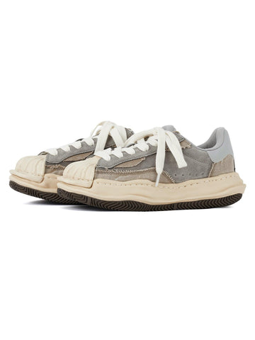 Makersluxe Retro Shell Head Original Sole Washed Sneakers