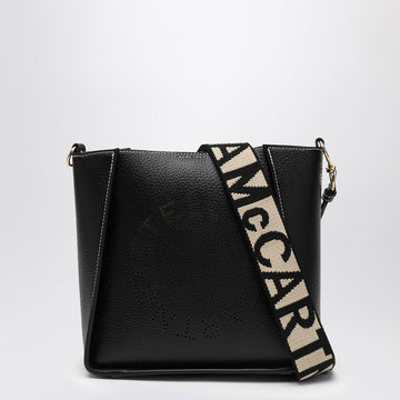 Stella Mccartney Black Stella Logo Cross-Body Bag Women